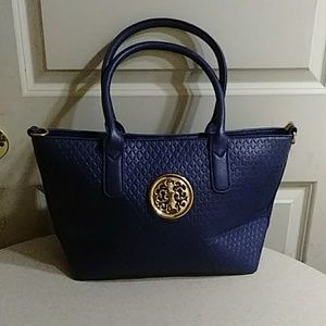 A blue lady purse
